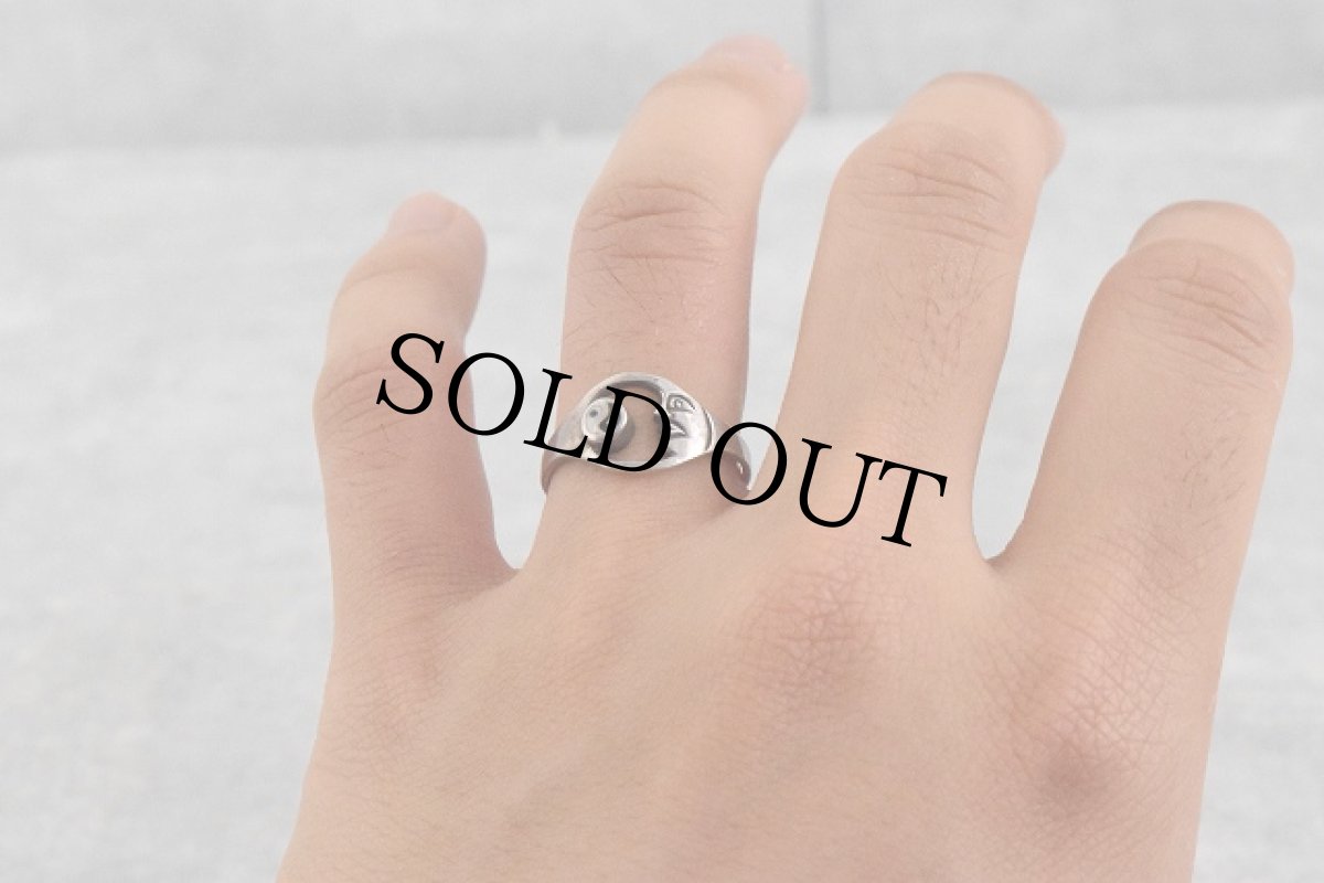 画像2: シルバー925 "陰陽×月" リング (2)