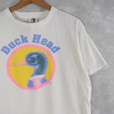 画像1: 90's Duck Head USA製 ロゴプリントTシャツ XL (1)