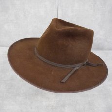 画像1: 60〜70's STETSON USA製 4X ビーバーハット 7 3/8 (1)