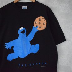 画像1: 90's COOKIE MONSTER USA製 "NIKE" パロディTシャツ XL (1)