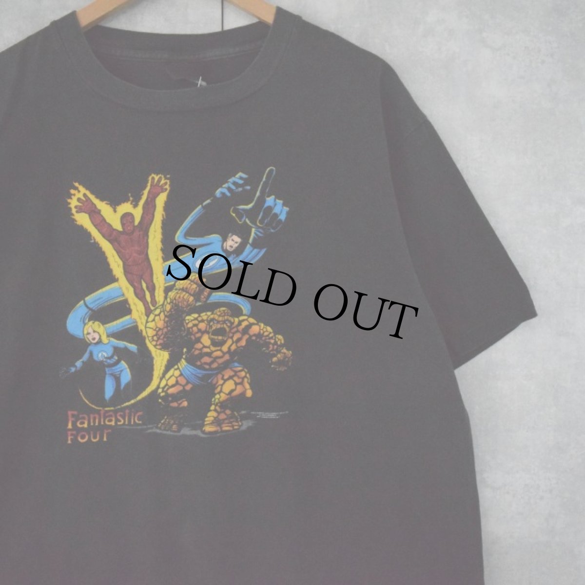 画像1: 90's MARVEL USA製 "Fantastic Four" キャラクタープリントTシャツ XL (1)