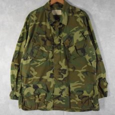 画像1: 60's U.S.MILITARY ERDL迷彩 ブラウンリーフ ポプリン ジャングルファティーグジャケット LARGE-REGULAR (1)