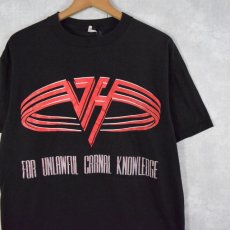 画像1: 90's VAN HALEN USA製 ハードロック・バンド プリントTシャツ L (1)