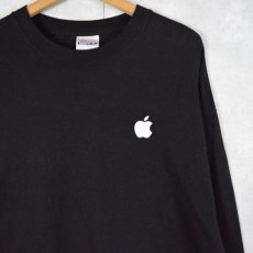 画像1: Apple "Early bird special" ロゴプリントロンT XL (1)