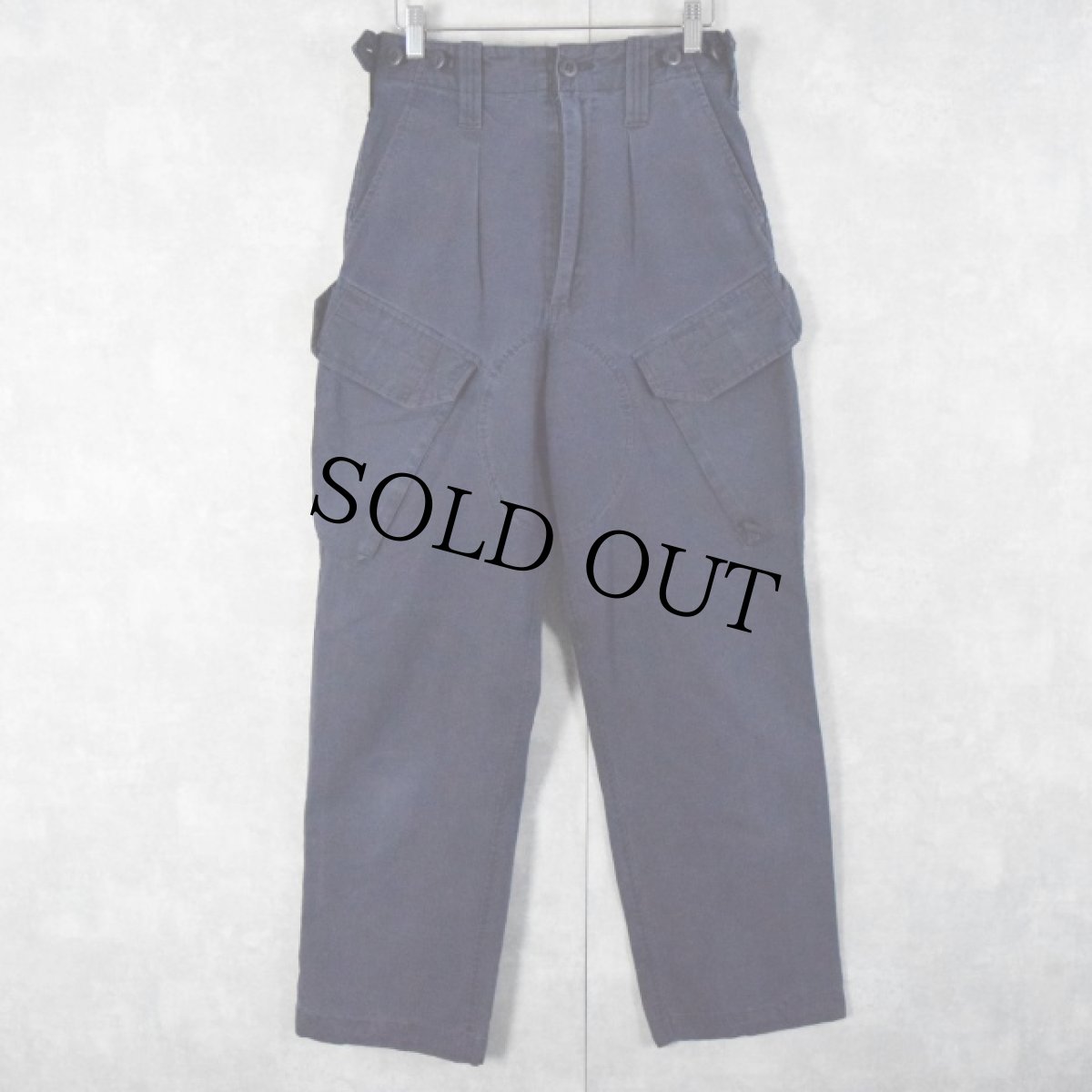 画像1: 90's BRITISH ROYAL NAVY COMBAT TROUSERS W27-29 (1)