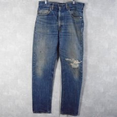 画像1: 70's Levi's 505 66single デニムパンツ W35 (1)