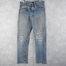 画像1: 70's Levi's 505 66single デニムパンツ W33 (1)