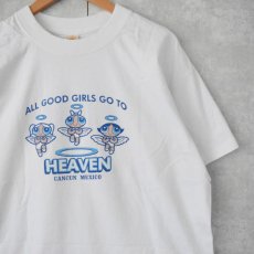 画像1: The Powerpuff Girls キャラクタープリントTシャツ L (1)
