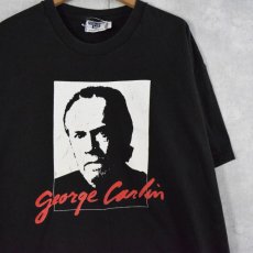 画像1: 90's Lee USA製 George Carlin コメディアンプリントTシャツ XL (1)