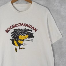画像1: 80's "ROCHESTAFARIAN" ドレッドキャラクタープリントTシャツ (1)