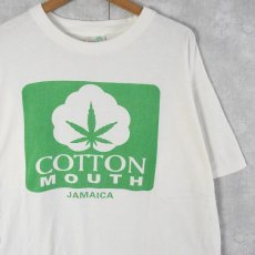 画像1: "COTTON MOUTH JAMAICA" ガンジャプリントTシャツ XXL (1)