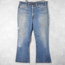 画像1: 80's Levi's 646 オレンジタブ ベルボトムデニムパンツ W38 (1)