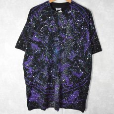 画像1: 90's LIQUID BLUE USA製 天体プリントTシャツ XL (1)