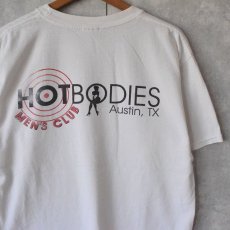 画像1: "HOT BODIES MEN'S CLUB" ストリップクラブTシャツ L (1)
