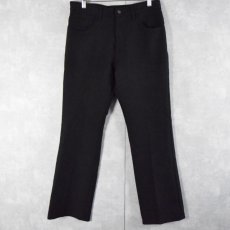 画像1: Levi's 517 "STA-PREST" PANTS BLACK W32 (1)