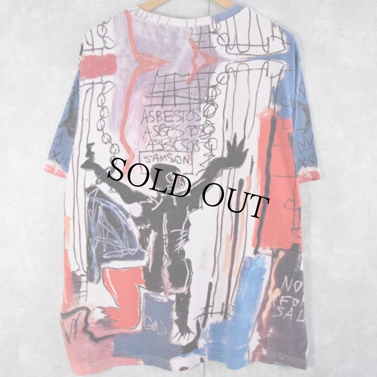 画像2: BASQUIAT Sean John 総柄アートプリントTシャツ 2XL (2)
