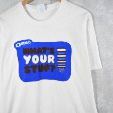 画像1: OREO "WHAT'S YOUR STUF?" お菓子プリントTシャツ L (1)