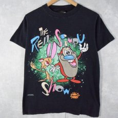 画像1: 90's The Ren and Stimpy Show USA製 キャラクターTシャツ M (1)