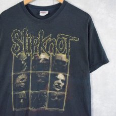 画像1: 2000's Slipknot ヘヴィメタルバンドプリントTシャツ L (1)