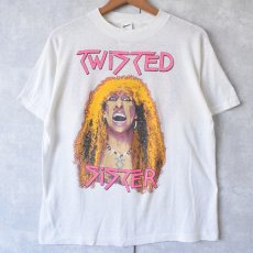 画像1: 80's Twisted Sister USA製 ヘヴィメタルバンドプリントTシャツ L (1)