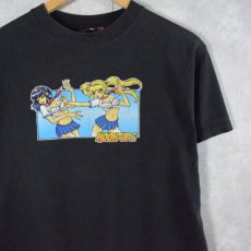 画像1: HOOK-UPS USA製 スケートブランド キャラクタープリント Tシャツ M (1)