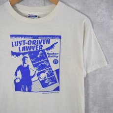 画像1: 80's "LUST- DRIVEN LAWYER" USA製 エロTシャツ L (1)