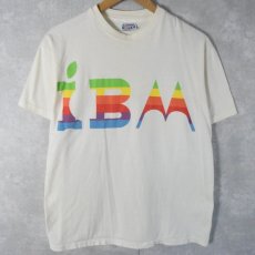 画像1: 90's IBM USA製 "where SILICON HILLS meets SILICON VALLEY" IT企業ロゴプリントTシャツ L (1)