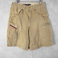 画像1: POLO Ralph Lauren デザイン コットンカーゴショーツ W31 (1)