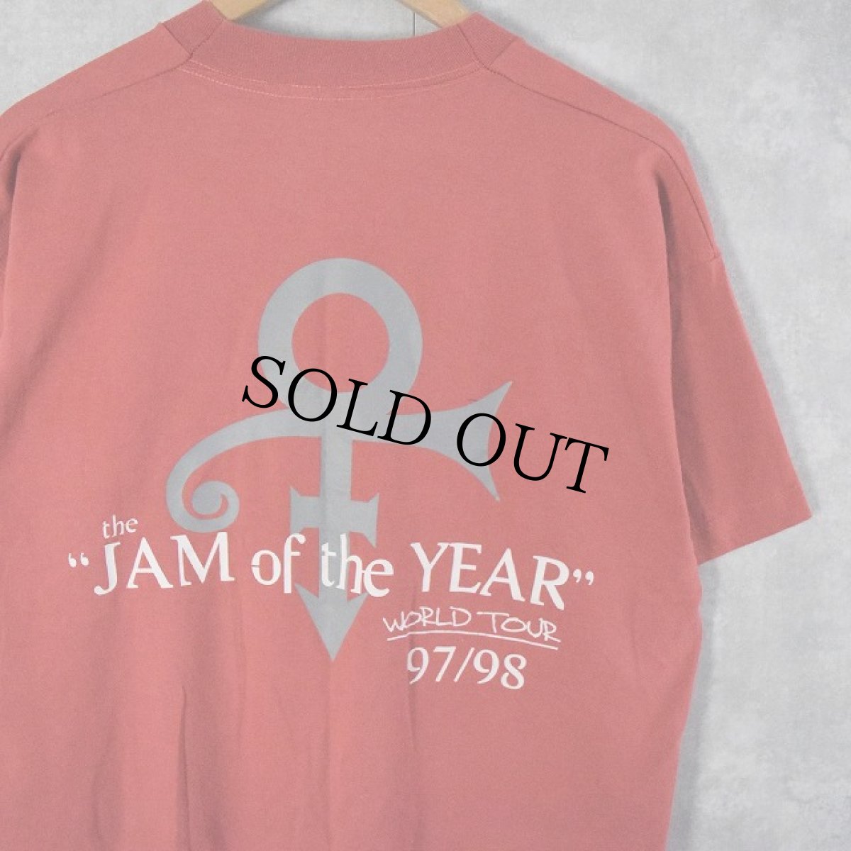 画像1: 90's PRINCE USA製 "THE JAM OF THE TEAR" ミュージシャンツアーTシャツ XL (1)