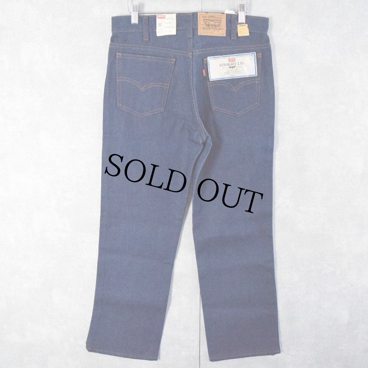 画像1: 90's Levi's 918-0914 "HUSKY" USA製 デニムパンツ フラッシャー付きDEADSTOCK W32 (1)