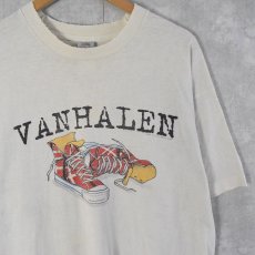 画像1: 90's VAN HALEN USA製 "Right here, right now." ハードロックバンド プリントTシャツ XL (1)