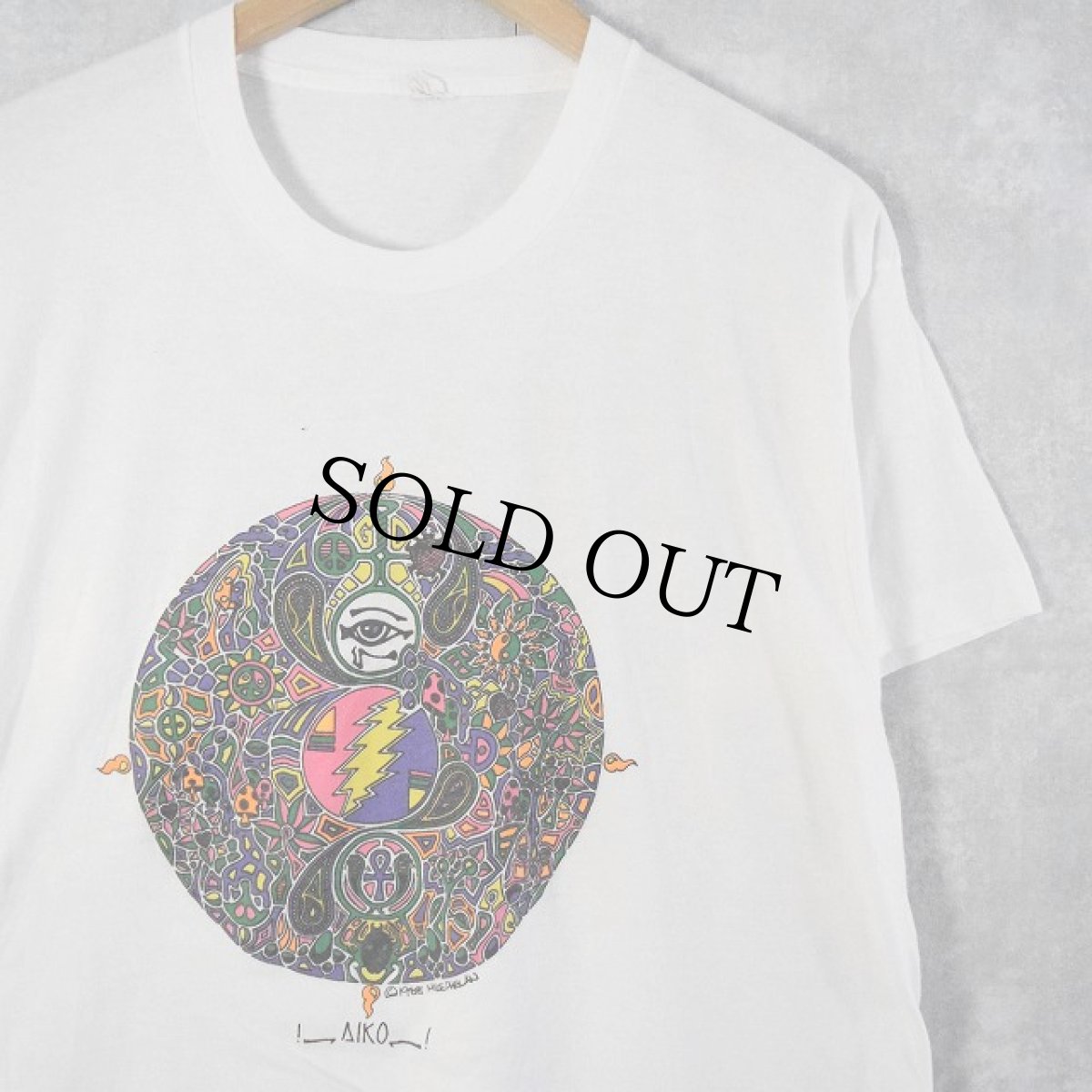 画像1: 80's GRATEFUL DEAD USA製 "AIKO AIKO" ロックバンド プリントTシャツ XL (1)