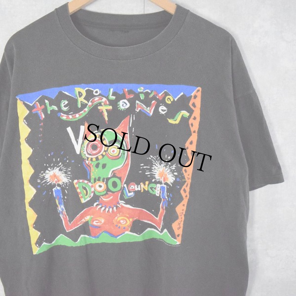 画像1: 90's The Rolling Stones "Voodoo Lounge" ロックバンド プリントTシャツ (1)