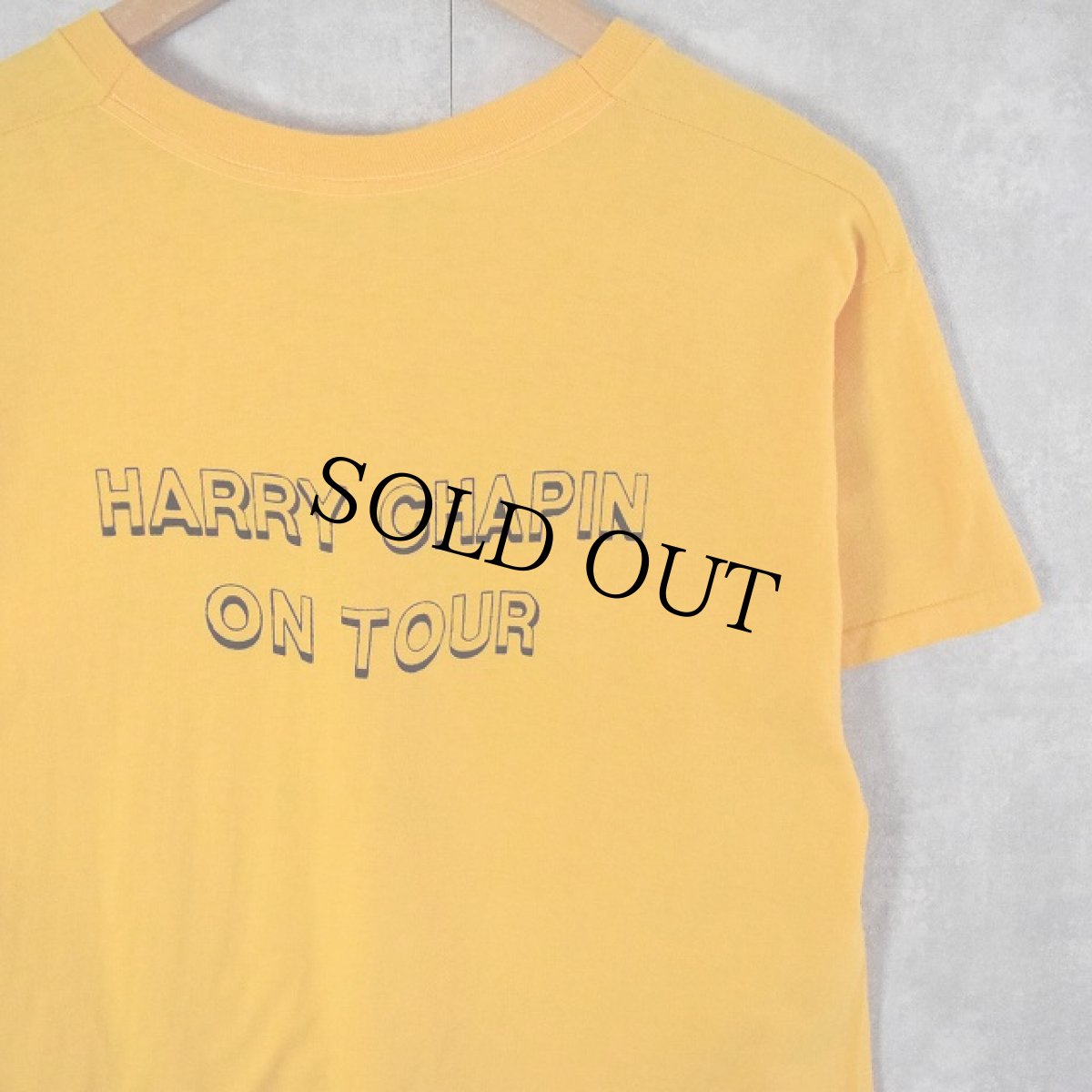 画像2: 【SALE】 70's HARRY CHAPIN USA製 "harry it s...s!" フォークロックシンガー プリントTシャツ XL (2)