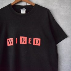 画像1: 90's WIRED USA製 テックカルチャーメディアTシャツ XL (1)