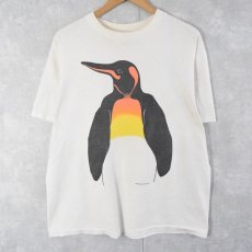画像1: 【SALE】90's ペンギンイラストTシャツ XL (1)