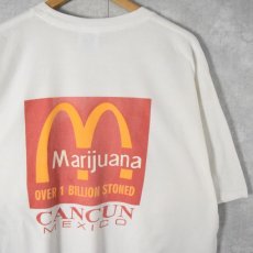 画像1: Marijuana パロディプリントTシャツ XXL (1)