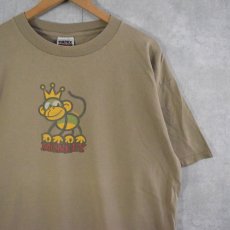 画像1: MONKEY スケートブランド ロゴプリントTシャツ XL (1)