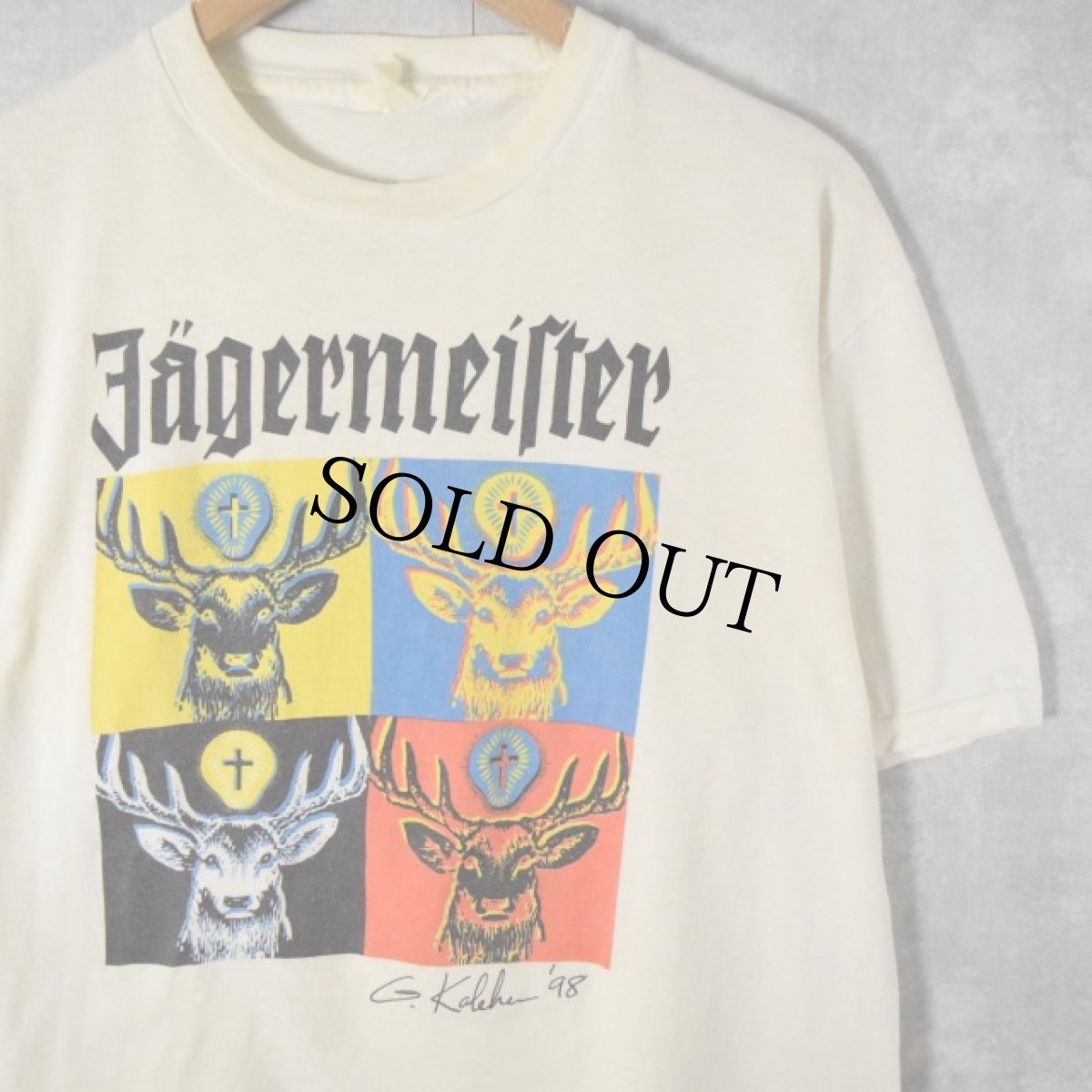 画像1: Jagermeister リキュールプリントTシャツ (1)