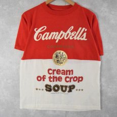 画像1: 80's Campbell's Soup Cream of the Crop プリントTシャツ L (1)