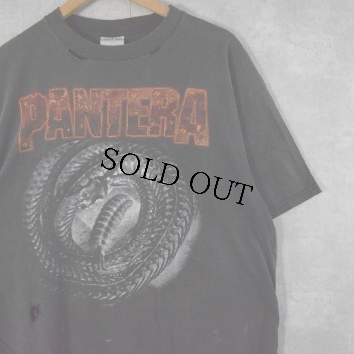 画像1: 90's PANTERA "TOUR 96" ヘヴィメタルバンドプリントTシャツ XL (1)