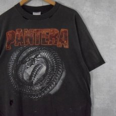 画像1: 90's PANTERA "TOUR 96" ヘヴィメタルバンドプリントTシャツ XL (1)
