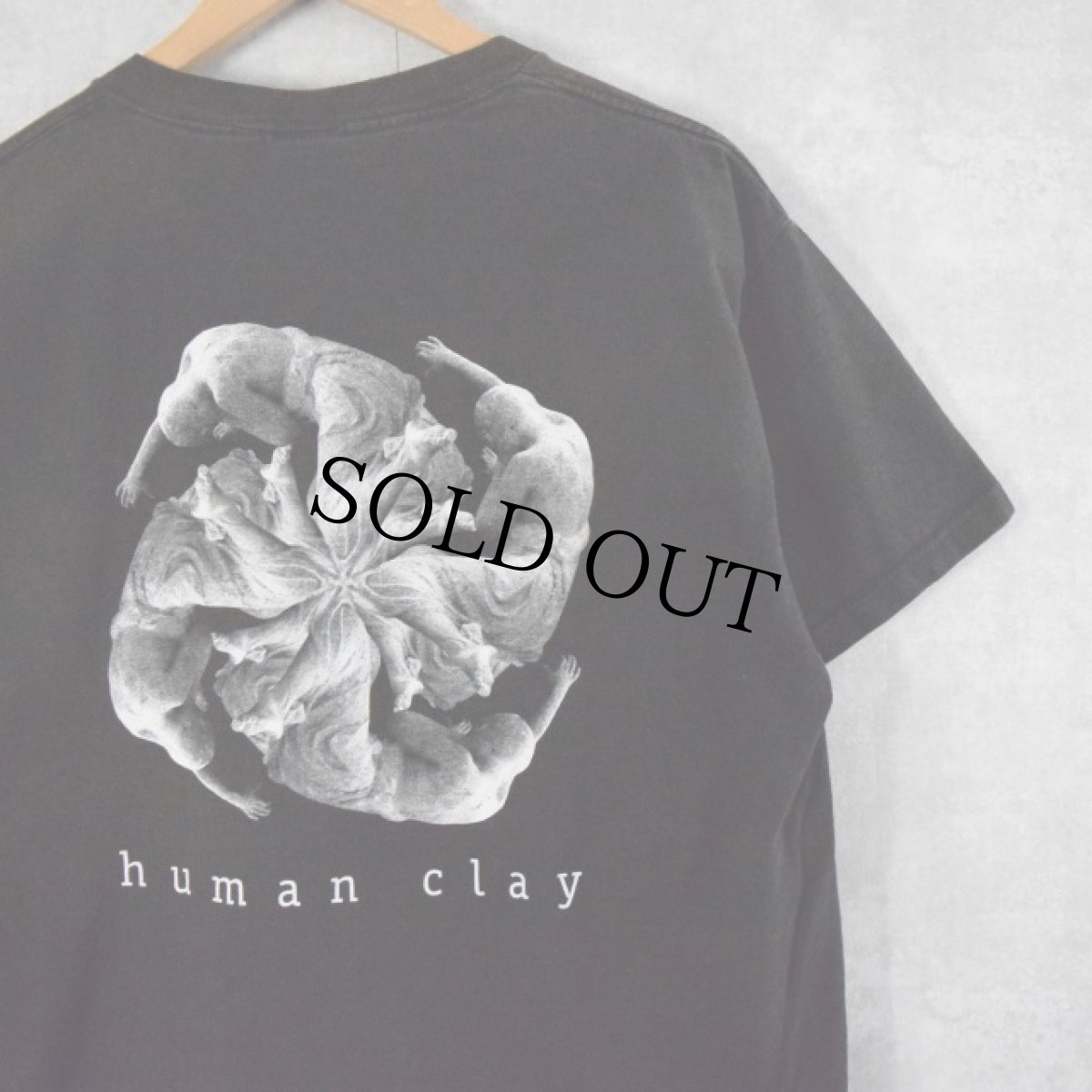 画像1: 90's CREED "Human Clay" ハードロックバンドTシャツ L (1)