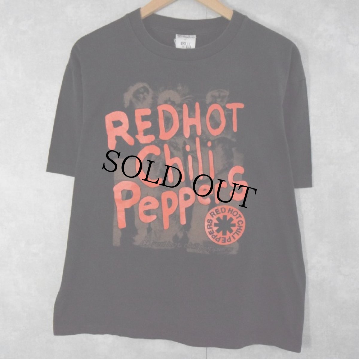 画像1: 90's RED HOT Chili Peppers ロックバンドプリントTシャツ L (1)