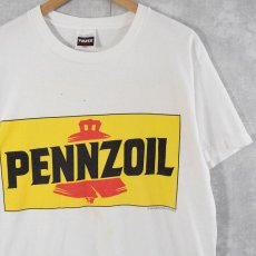 画像1: 90's PENNZOIL 石油関連企業 プリントTシャツ L (1)