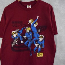 画像1: 90's SONIC YOUTH×HYSTERIC GLAMOUR "無敵戦隊ソニックユース" オルタナティヴロックバンドTシャツ XL (1)