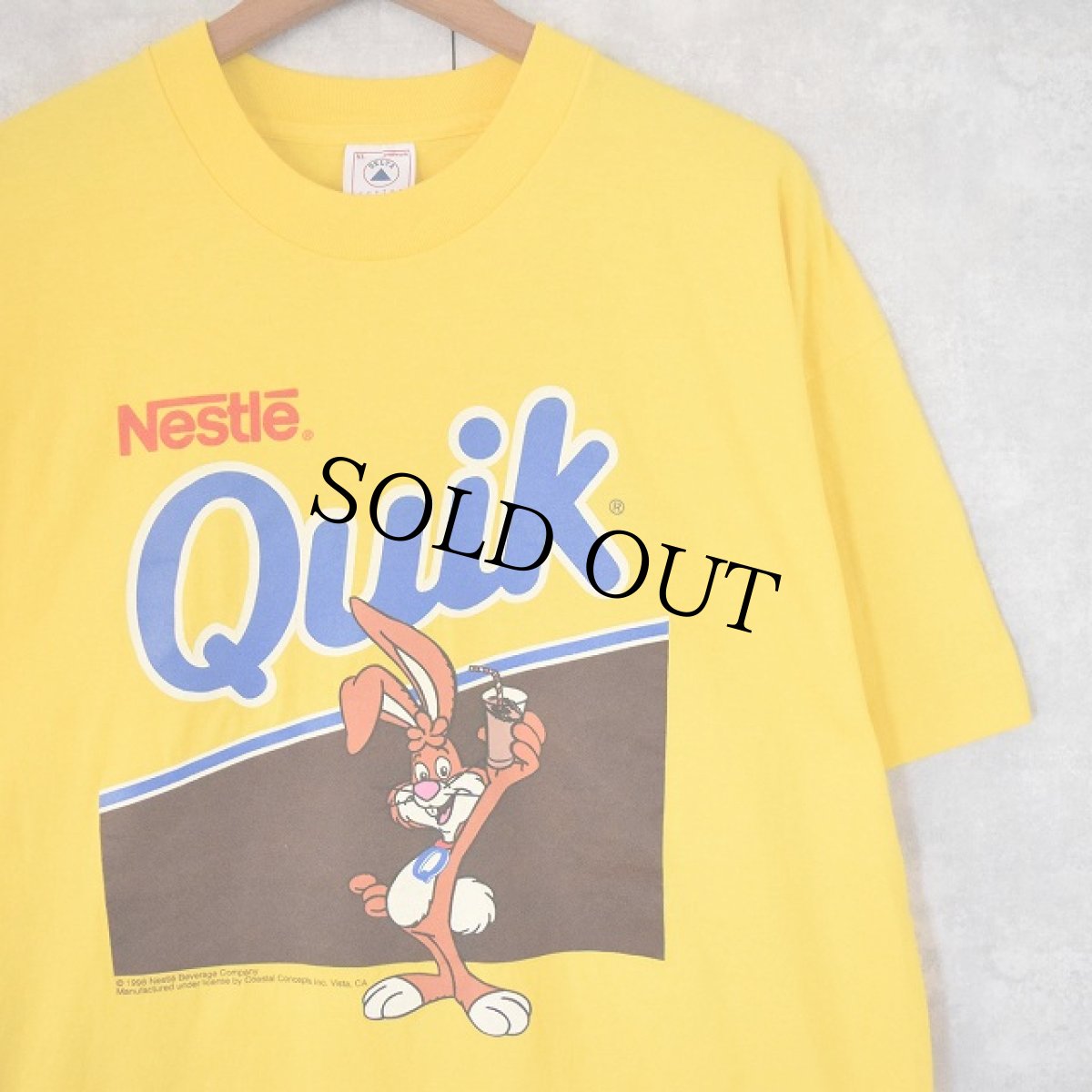 画像1: 90's Nestle USA製 "Quik" お菓子企業 プリントTシャツ XL (1)