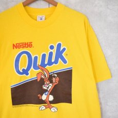 画像1: 90's Nestle USA製 "Quik" お菓子企業 プリントTシャツ XL (1)
