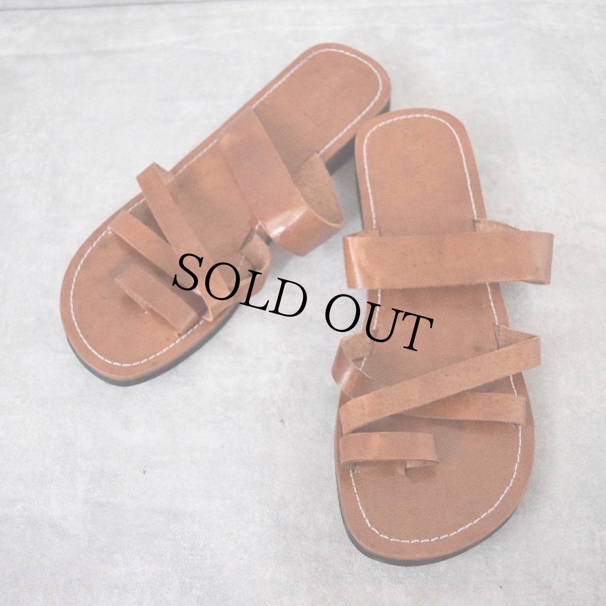 画像1: HOLYLAND SANDALS レザーサンダル 27cm (1)