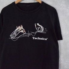 画像1: Technics 音響機器メーカー イラストTシャツ (1)